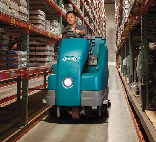 All American Foods - Tennant T16 Ride-On Scrubber with ec-H2O